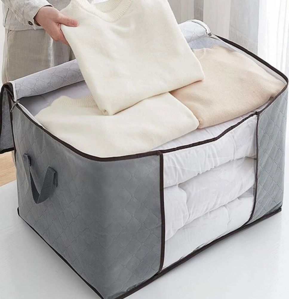 New 1pc plain clothes storege bag.